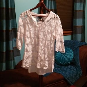 Lauren Michelle Embroidered Tunic